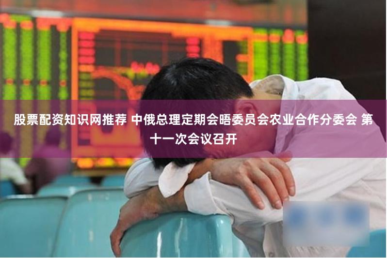 股票配资知识网推荐 中俄总理定期会晤委员会农业合作分委会 第十一次会议召开
