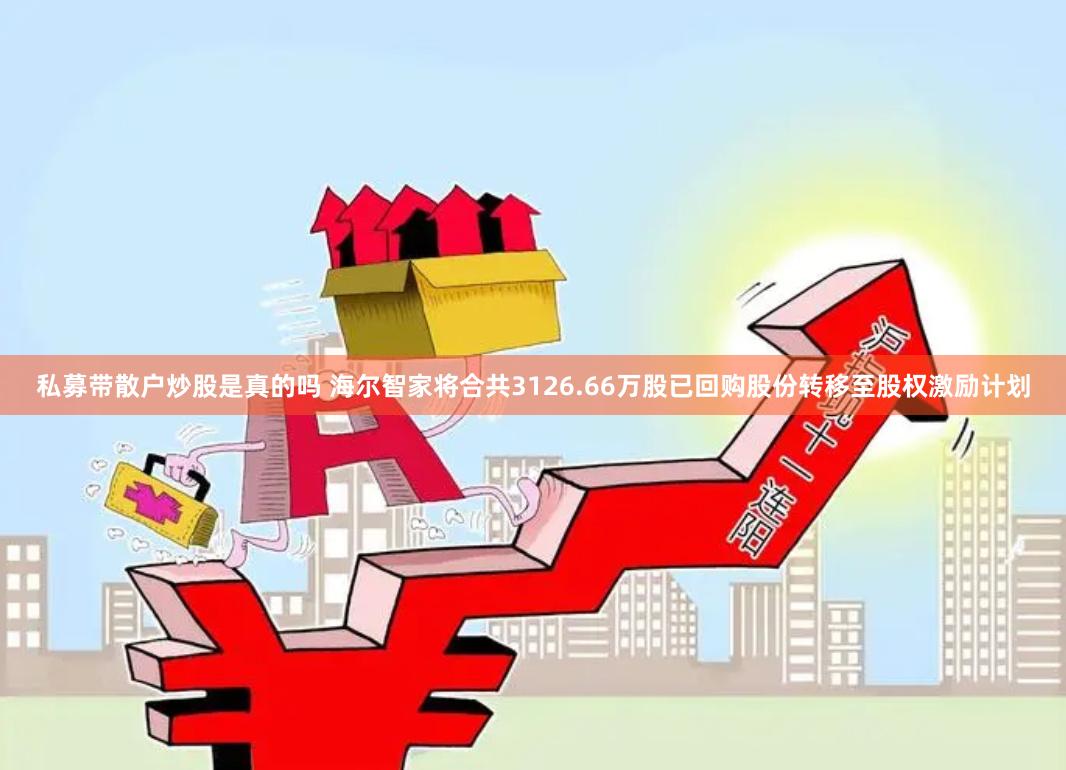私募带散户炒股是真的吗 海尔智家将合共3126.66万股已回购股份转移至股权激励计划