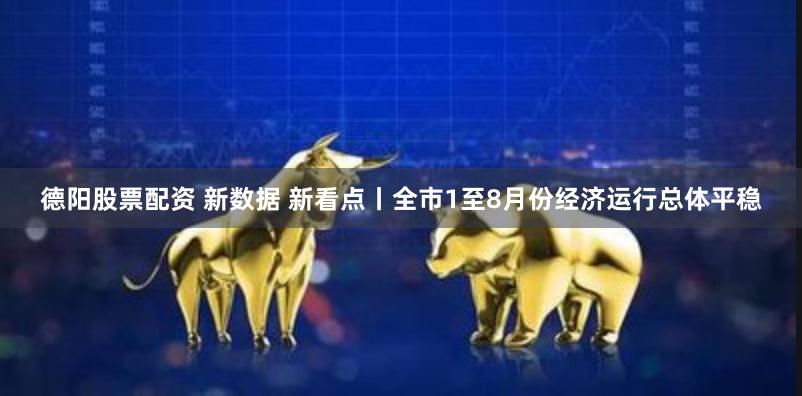 德阳股票配资 新数据 新看点丨全市1至8月份经济运行总体平稳